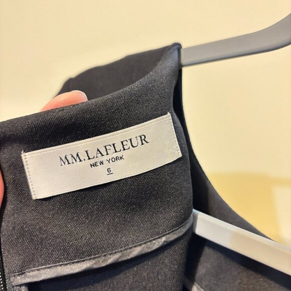 MM Lafleur Etsuko Recycled WonderTex Black Sheath Dress - Picture 6 of 16